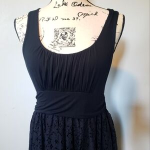 Pre-owned Modcloth Maitai Black Sleeveless Dress